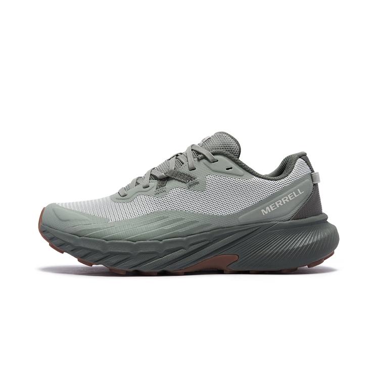 MERRELL AGILITY TRAIL Abrasion Resistant Slip Resistant Breathable Low top Outdoor Hiking Shoes Men's Tea Green