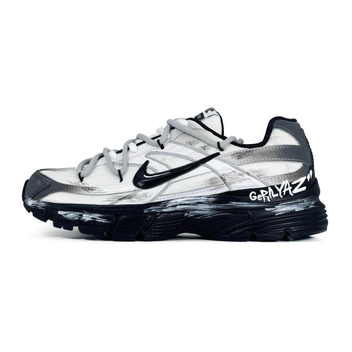 Nike Nike Initiator Cushioning Abrasion Resistant Coverage Low top Running Shoes Unisex White