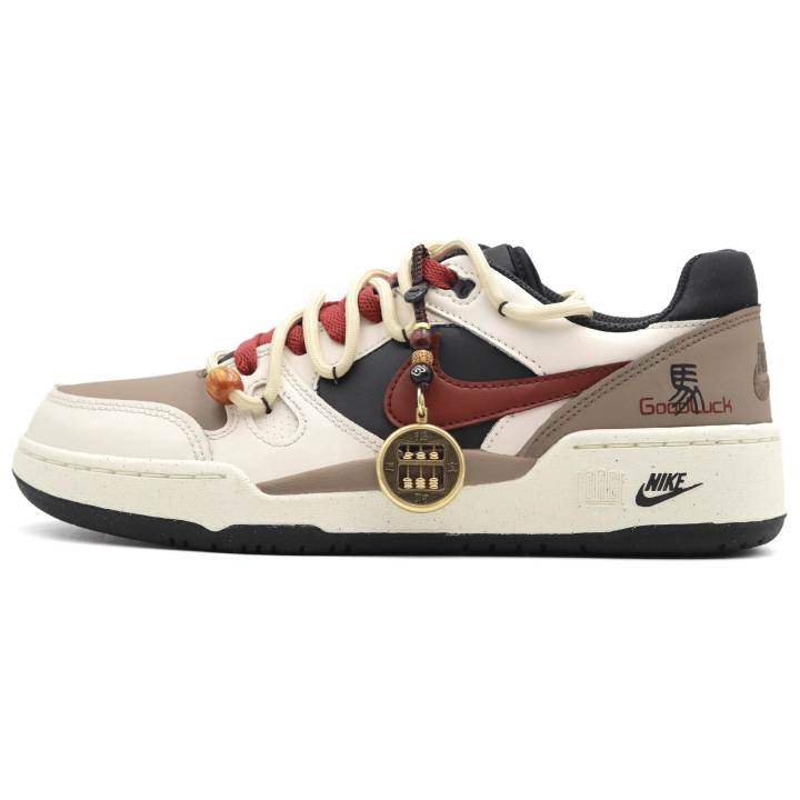 Nike Nike Full Force Horse Fortune CNY Collection Lightweight Low top Skateboard Shoes Men's Beige