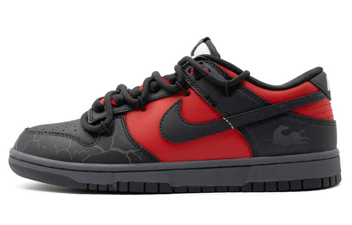 Nike Nike Dunk Crack Leather Thermal Cushioning Coverage Height Increasing Balance Abrasion Resistant Low top