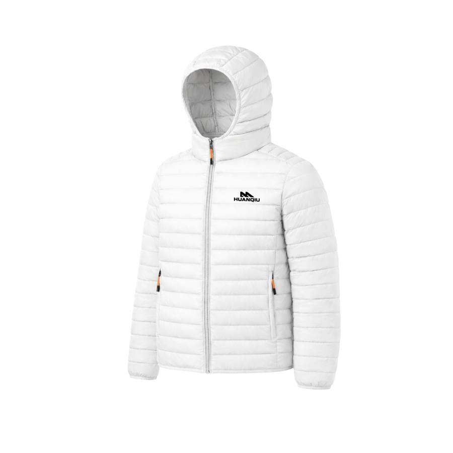 HUANQIU Puffer Jackets Unisex Hooded Moderate