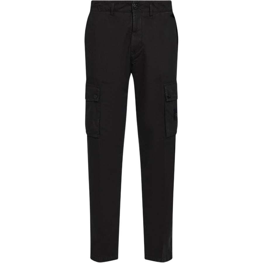 STONE ISLAND Stone Island logo-patch trousers