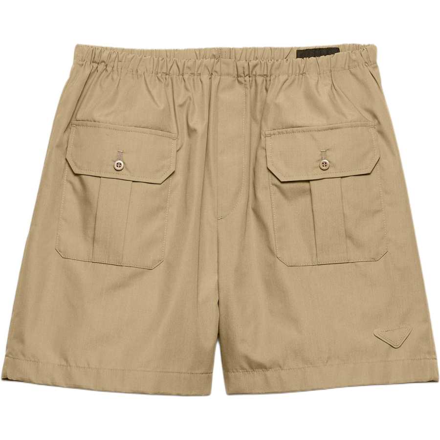 PRADA Prada elasticated-waist cargo shorts