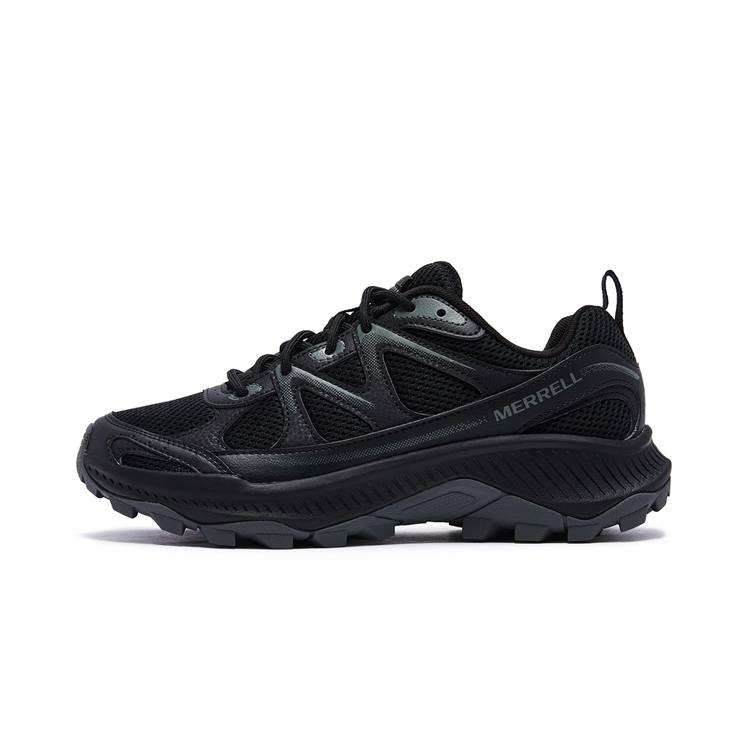 MERRELL TEMPO EXP Synthetic Leather, Textile Abrasion Resistant Slip Resistant Low top Mountaineering Shoes Men's Black