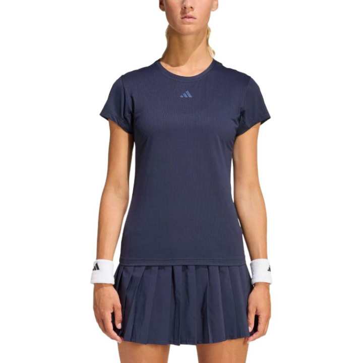 Adidas Adidas T Shirts Women's Marine Blue Crew Neck