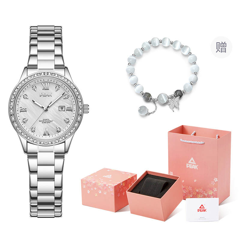 PEAK Quartz Movement Alloy Strap Watch Women's Watch Multicolor Watch Dial