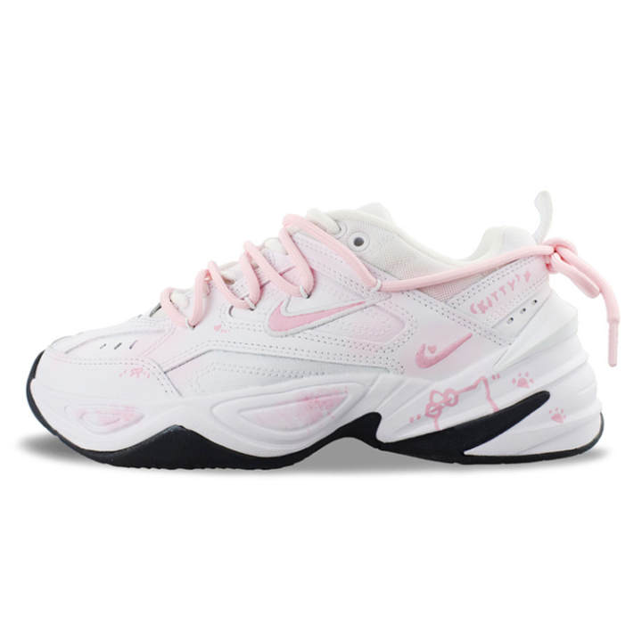 Nike Nike M2K Tekno Cow Leather Coverage Abrasion Resistant Slip Resistant Wrapping, Wear Resistant And Non Slip Low top