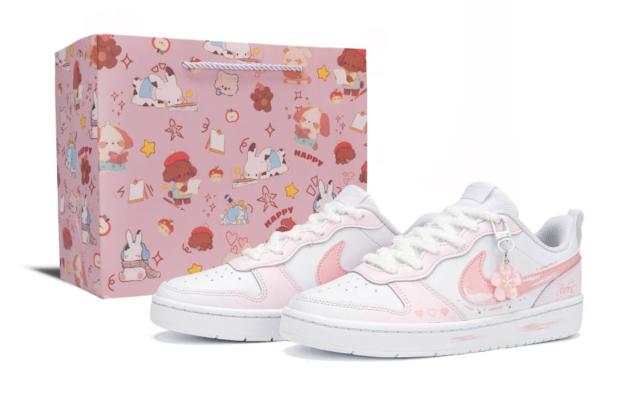 Nike Nike Court Borough Xiangnian Manufacturing, Shopping Bag Abrasion Resistant Slip Resistant Low top
