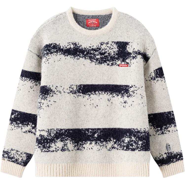 SPRAYGROUND Knitwear Men's Ecru Crew Neck Moderate
