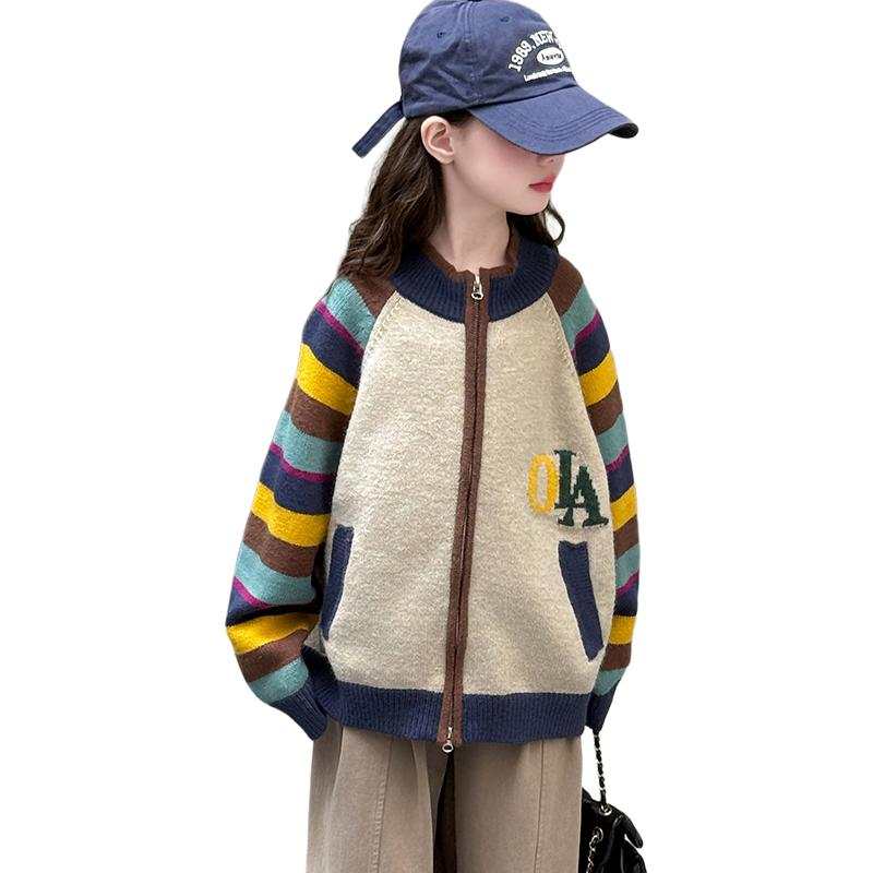Lanza Casual Sweater Spring Fall Apricot Teenagers