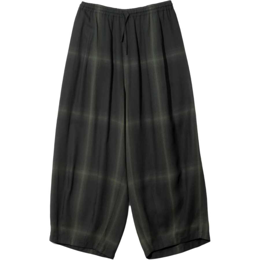 Needles SS26 H.D. Pant Rayon Plaid Casual Pants Unisex