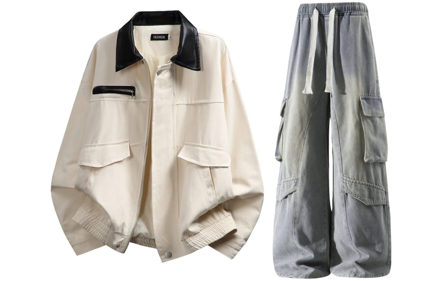 GWAF Casual Sportswear Unisex Lapel Moderate