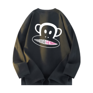 PAUL FRANK Sweatshirts Unisex V Neck Moderate Regular