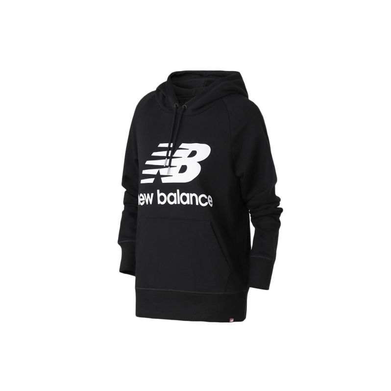 New Balance New Balance Sweatshirts Women's Black Hooded Moderate
