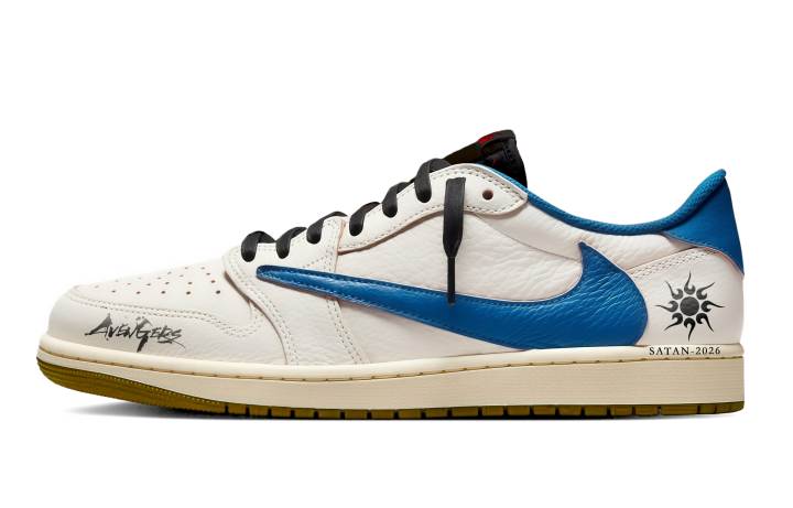Jordan Travis Scott x Jordan Air Jordan 1 Abrasion Resistant Breathable Abrasion Resistant Breathable Low top