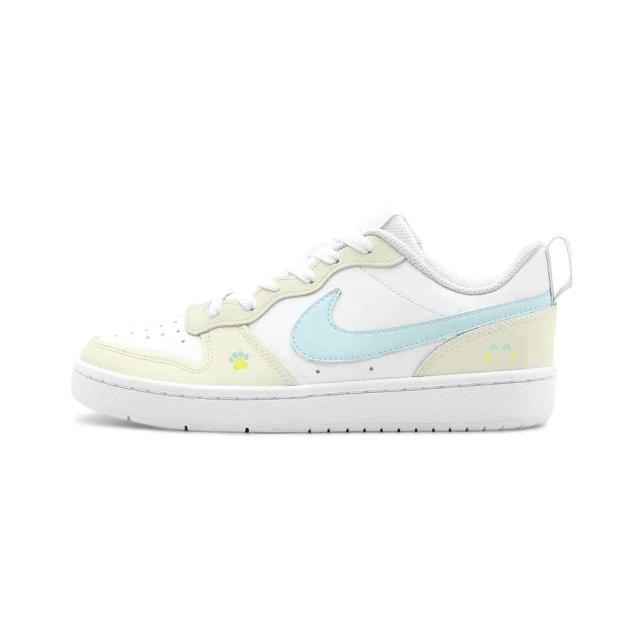 Nike Nike Court Borough 2 Shunino Fuju Leather Cushioning Abrasion Resistant Slip Resistant Low top Skateboard Shoes Pink