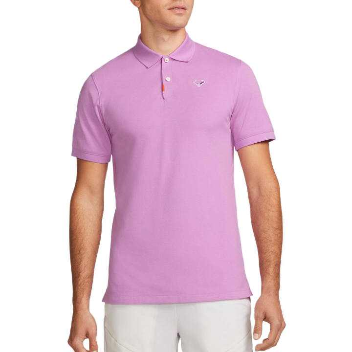 Nike Nike RAFA Polo Shirts Men's Bright Purple Red/Bright Purple Polo Collar Moderate