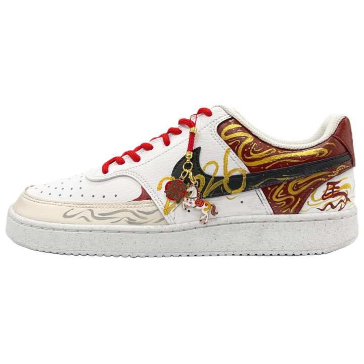 Nike Nike Court Vision 1 Coverage Cushioning Abrasion Resistant Low top Skateboard Shoes Men's