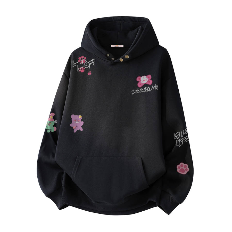 DEERWAY Sweatshirts Unisex Hooded Moderate Regular