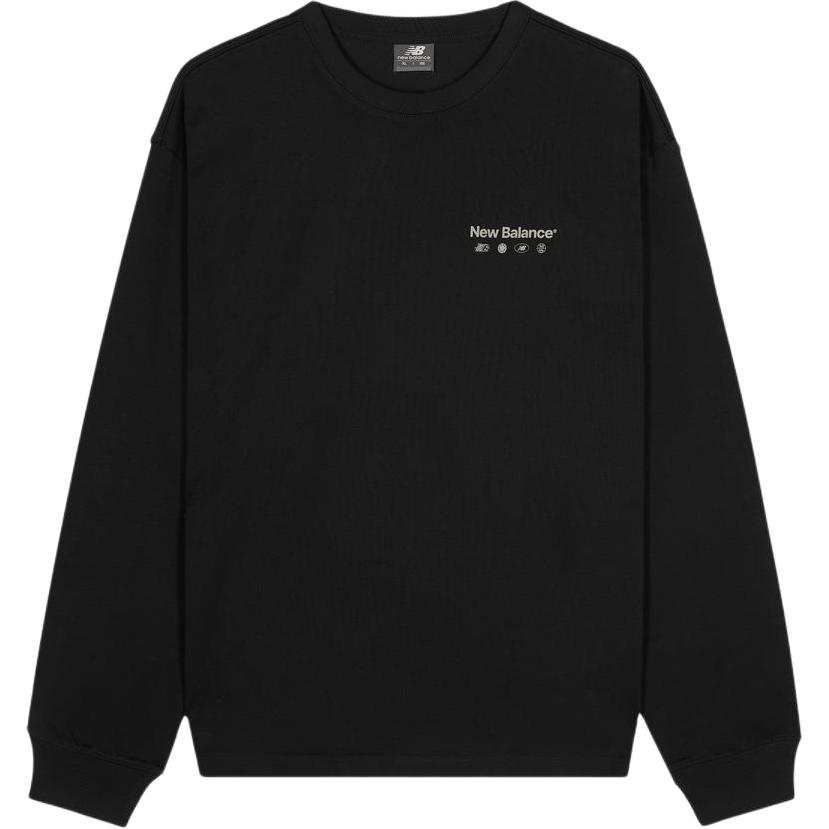 New Balance New Balance T Shirts Unisex Black Crew Neck