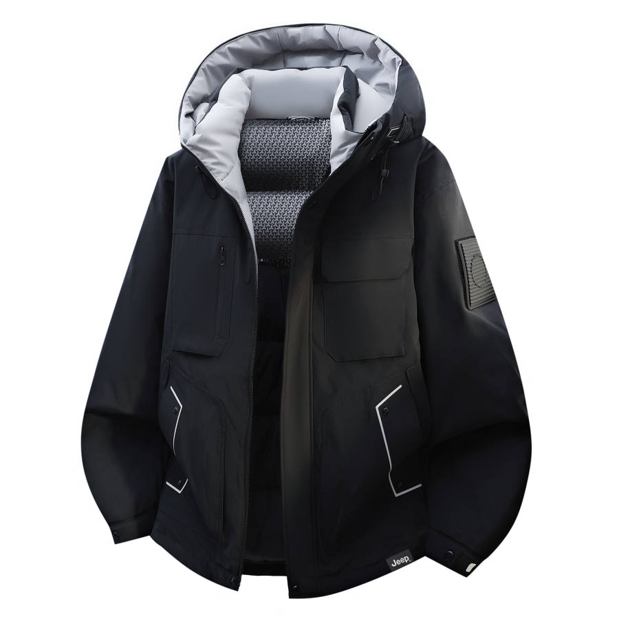 Jeep Jeep Down Jackets Unisex Thickened Parka Down Jacket