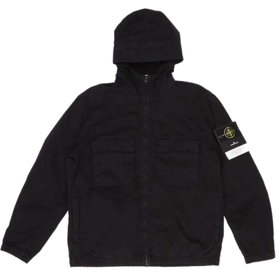 Stone Island hooded chest-pocket jacket