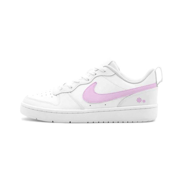 Nike Nike Court Borough 2 Purple Star Journey Leather Cushioning Abrasion Resistant Slip Resistant Low top Skateboard Shoes