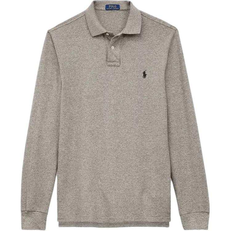 Polo Ralph Lauren logo embroidered long-sleeve polo shirt
