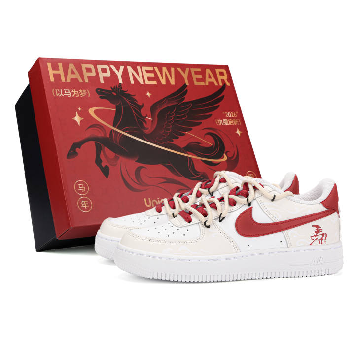 Nike Nike Air Force 1 Cloud Gallop Through The Nine Heavens Leather Abrasion Resistant Abrasion Resistant Low top