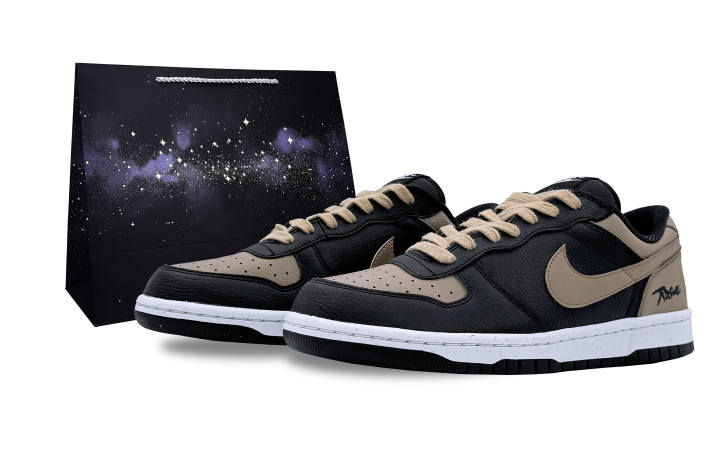 Nike Nike Big Low top Skateboard Shoes Men's Black Brown