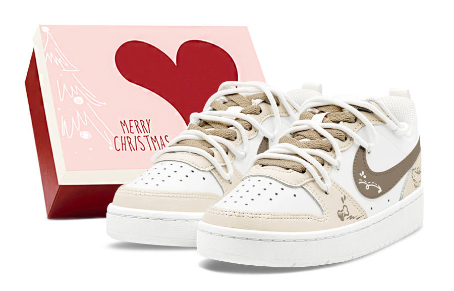Nike Nike Court Borough Romantic Treats, Couple's, Puppy Party, Cute Pet Design, Cute Anti Aging