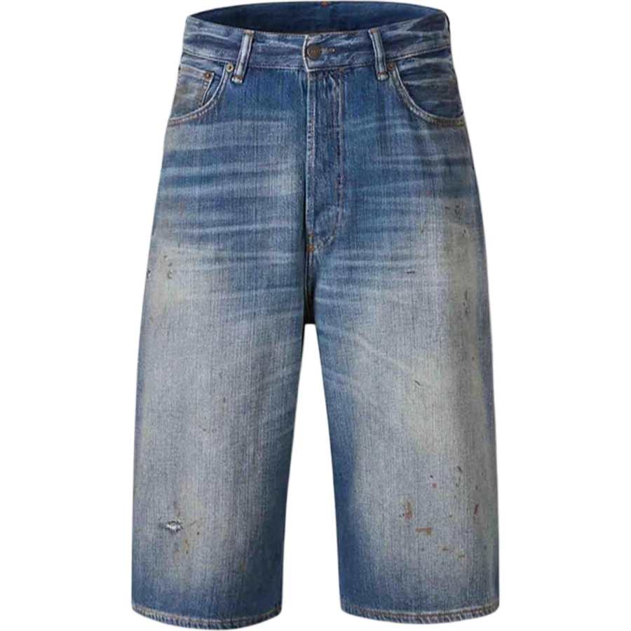 Acne Studios Loose Fit Denim Shorts