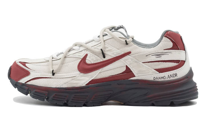 Nike Nike Initiator Abrasion Resistant Low top Running Shoes Unisex Beige Red