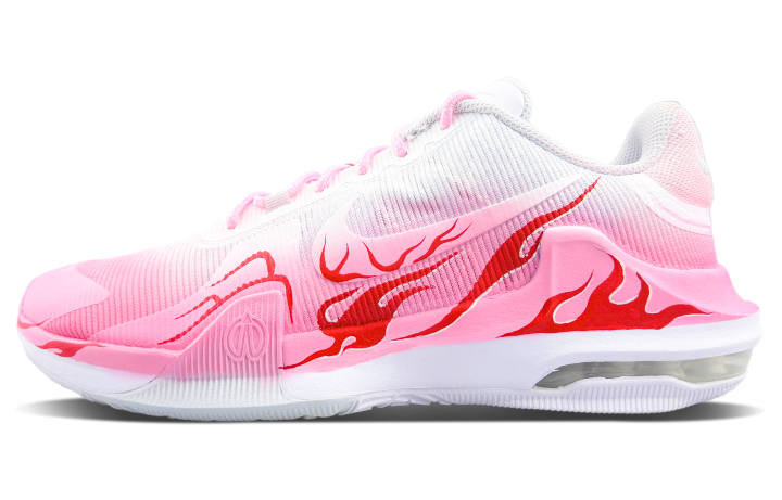 Nike Nike Air Max Impact 4 Low top Basketball Shoes Men's White Pink