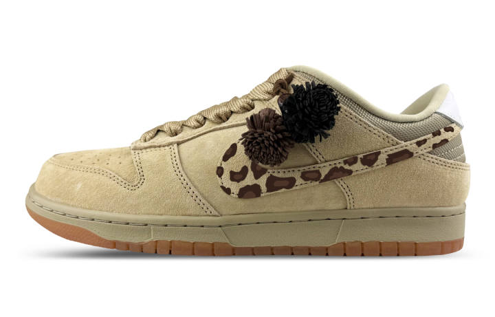 Nike Nike Dunk SB Abrasion Resistant Low top Skateboard Shoes Unisex Brown