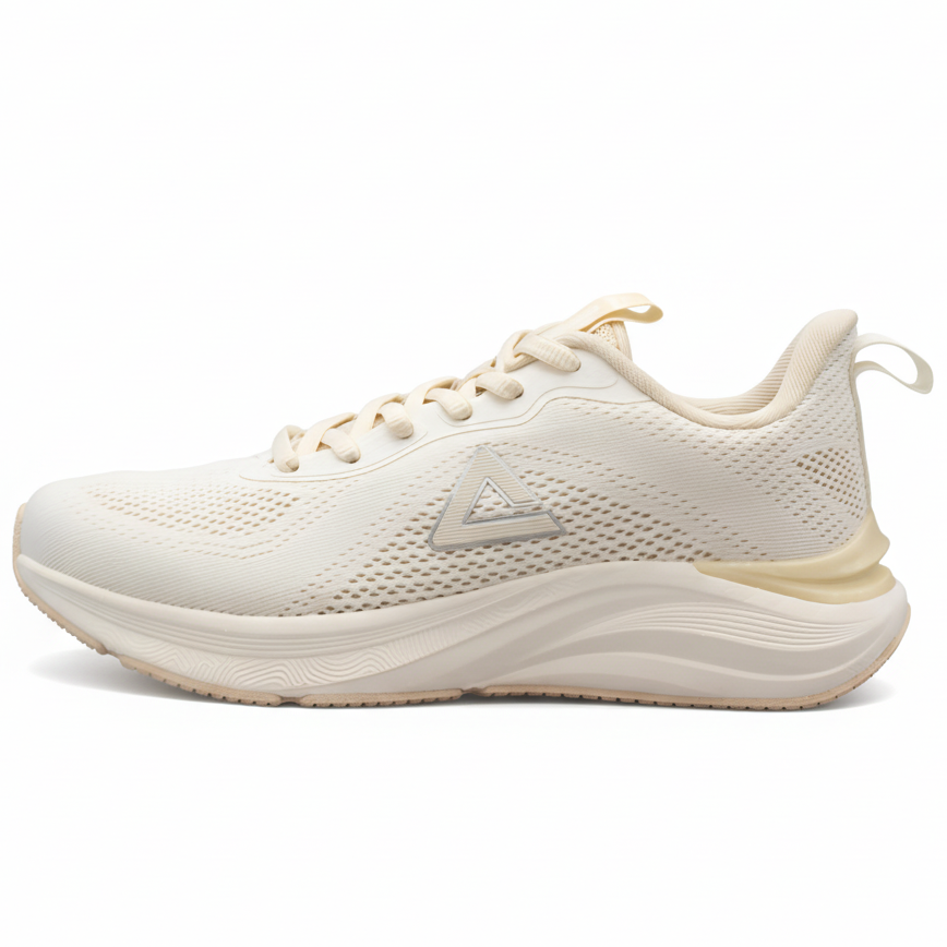 PEAK Taichi 7.0 Fabric Low top Taichi Running Shoes Women's Super Light White