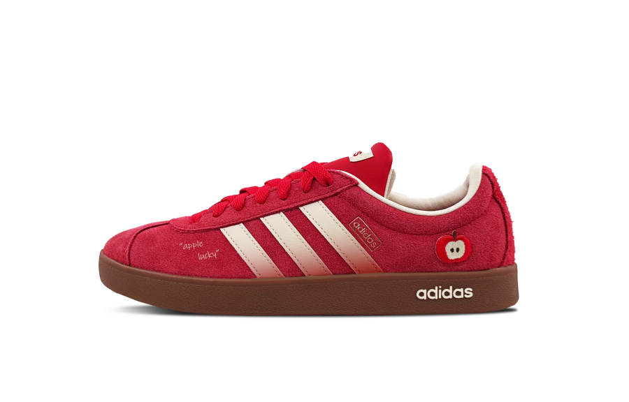 Adidas Adidas Vl Court Classic Good Things Happen Low top Skateboard Shoes Unisex Red