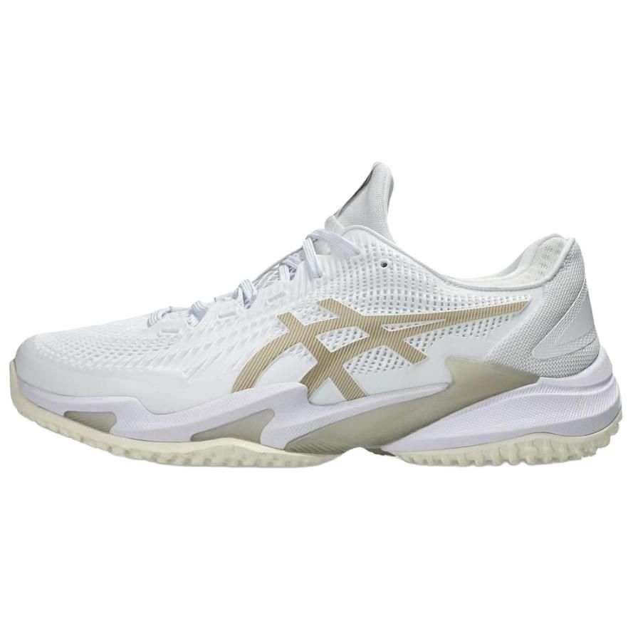 ASICS Court FF 3 PU Synthetic Leather Support Low top Tennis Shoes Men's White