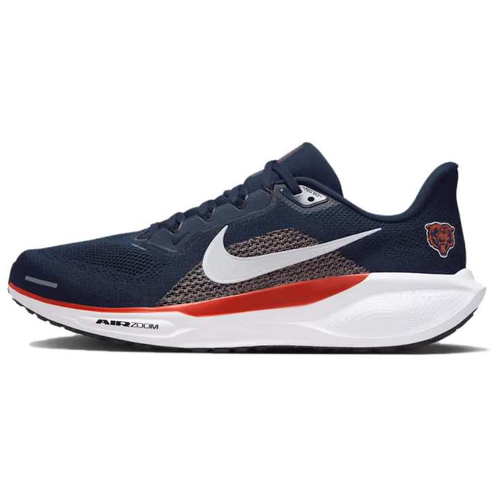 Nike NFL x Nike Pegasus 41 Abrasion Resistant Low top Running Shoes Men's Marine Blue