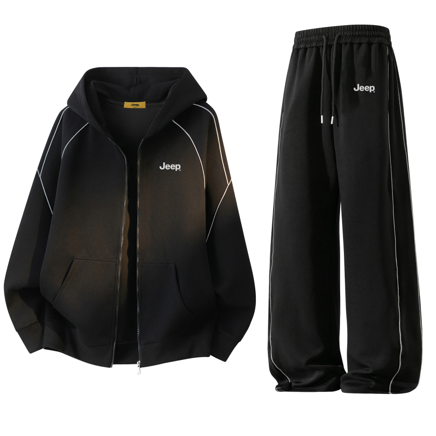 Jeep Jeep Sweatshirt Sets Unisex Hooded Moderate