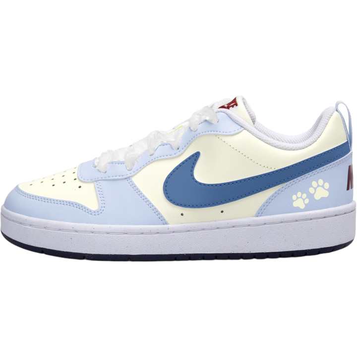Nike Nike Court Borough Low top Skateboard Shoes Beige Blue Teenagers