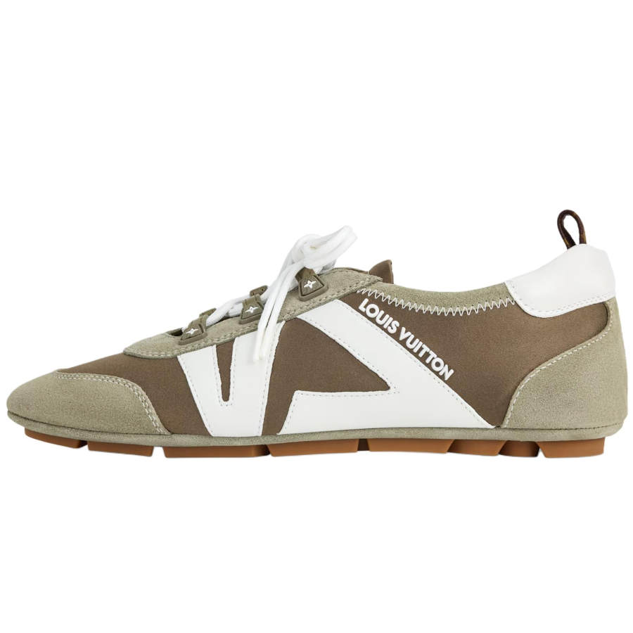 LOUIS VUITTON Sneakerina Low top Casual Shoes Women's Khaki