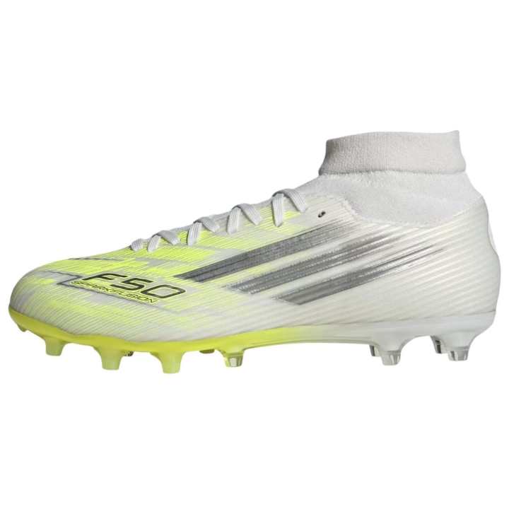 Adidas Adidas Wmns F50 Sparkfusion League Mid Fg Ag 'Cloud White Iron Metallic Yellow' Women's