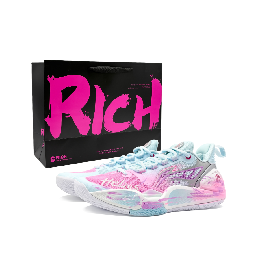 Li-Ning Li Ning Speed 9 Boyfriend Cushioning Slip Resistant Rebound Low top Full Length Light Foam Plus Basketball Shoes Men's