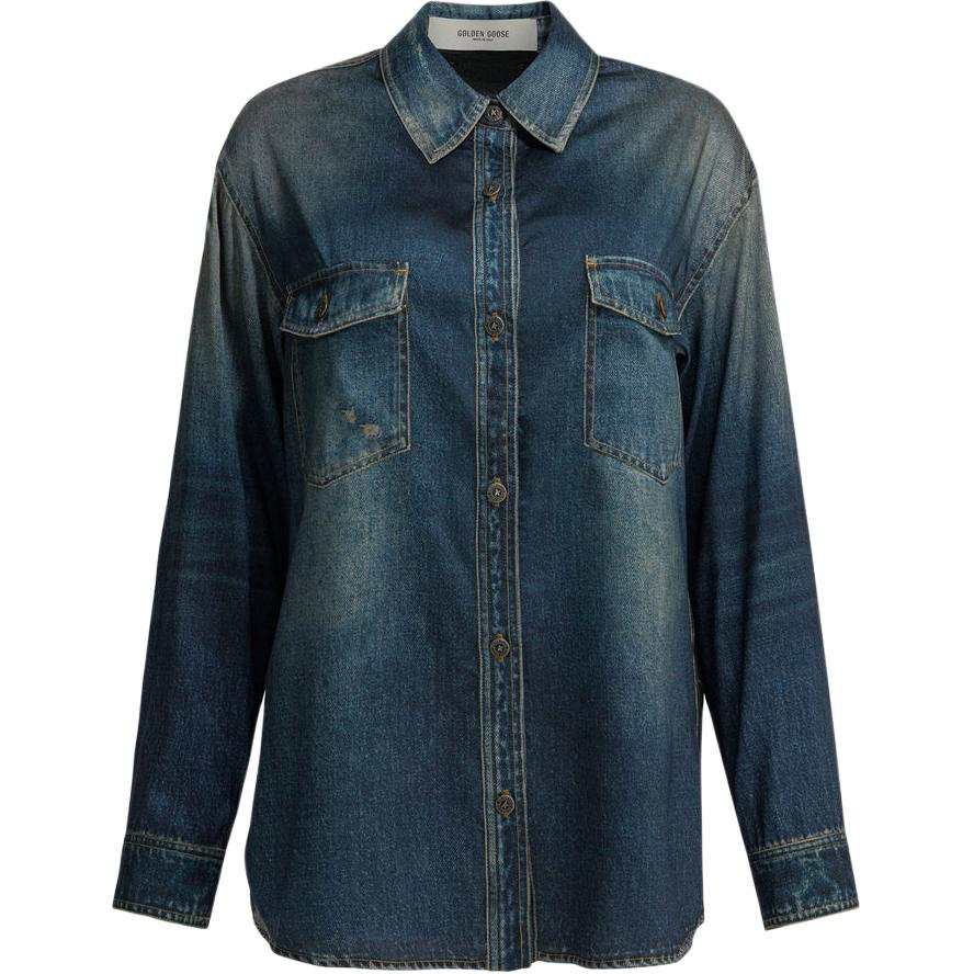 Golden Goose Long Sleeved Denim Shirt