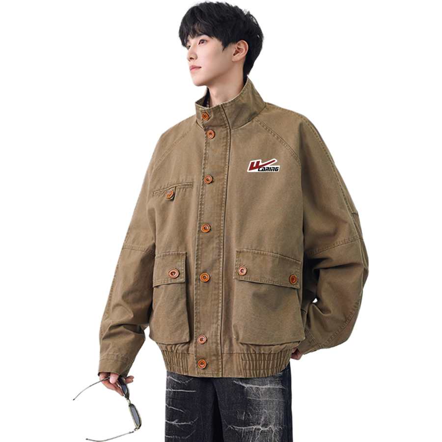 WARRIOR WARRIOR Jackets Unisex Lapel Moderate Workwear