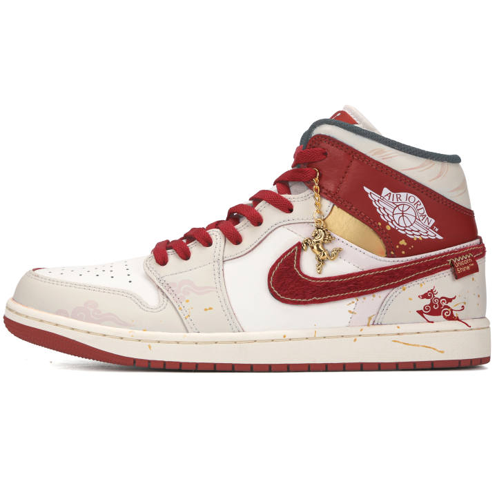 Jordan Jordan Air Jordan 1 Lingju Stepping On The Clouds Cushioning Abrasion Resistant Breathable