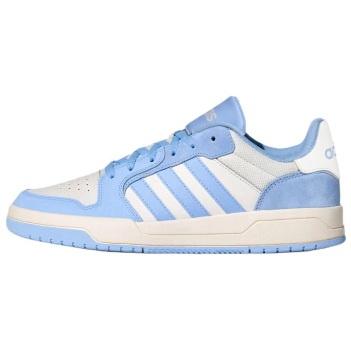 Adidas Adidas ENTRAP Synthetic Leather, Split Cow Leather Low top Skateboard Shoes Unisex White Blue