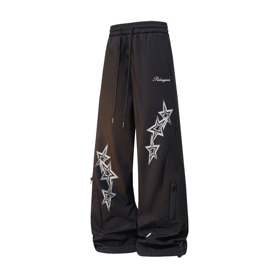PAL ONGACO Casual Pants Unisex Moderate Straight Fit Pants