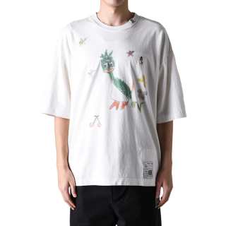 Maison Mihara Yasuhiro LEON KIDS DOODLE TEE T Shirt Men's